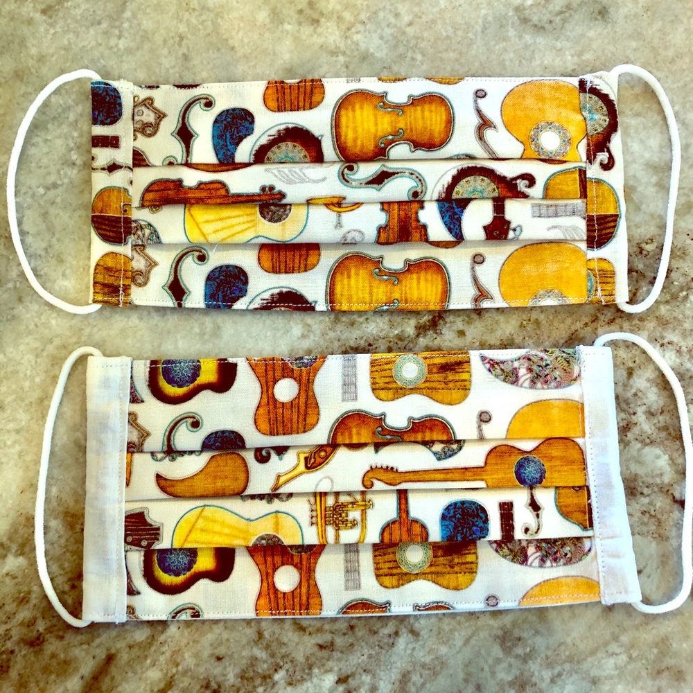 Double layered 100% cotton washable masks made USA